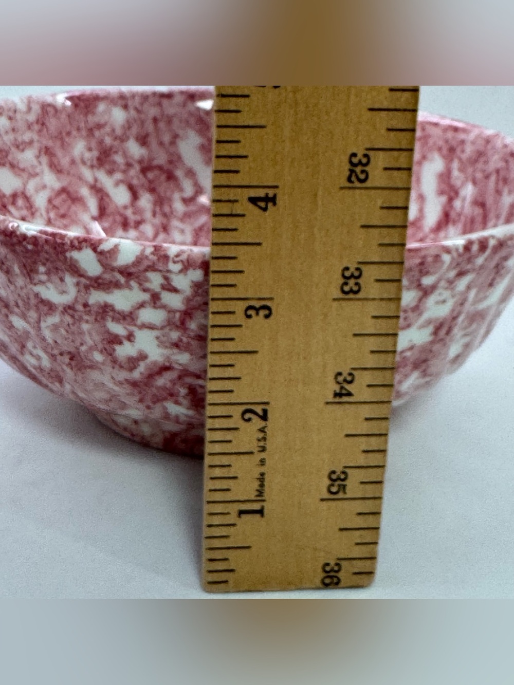 Vintage Stovit Italian Spongeware Mixing Bowl Set 7 Piece Hand Painted Italy - Picture 10 of 16